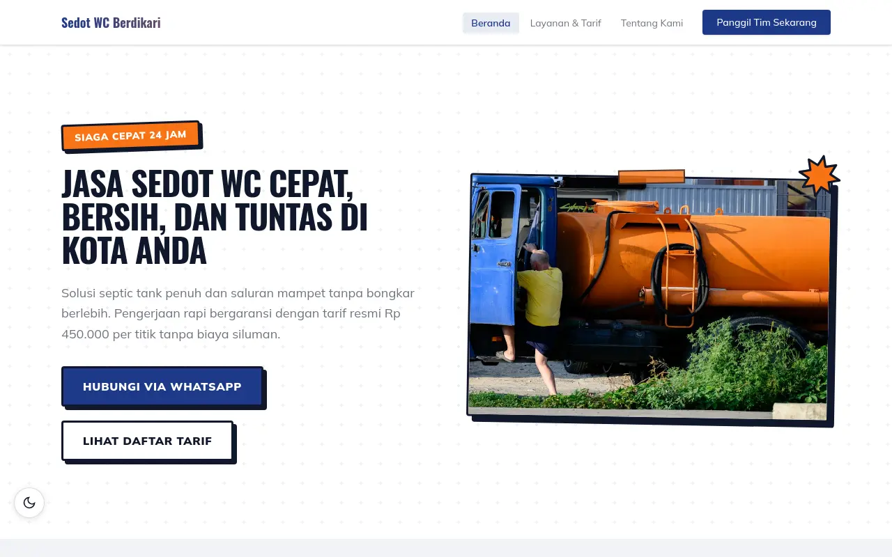Sedot Wc Berdikari