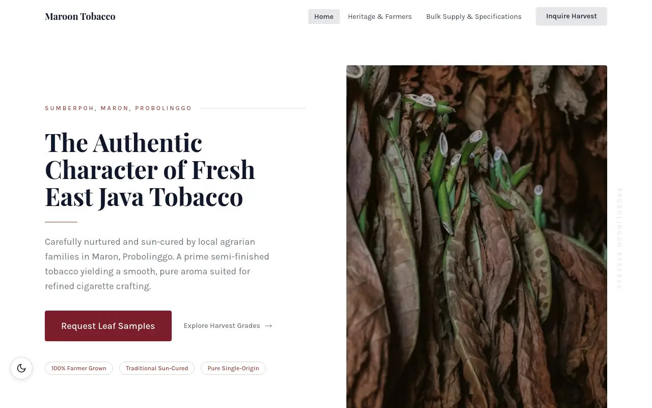 Maroon Tobacco