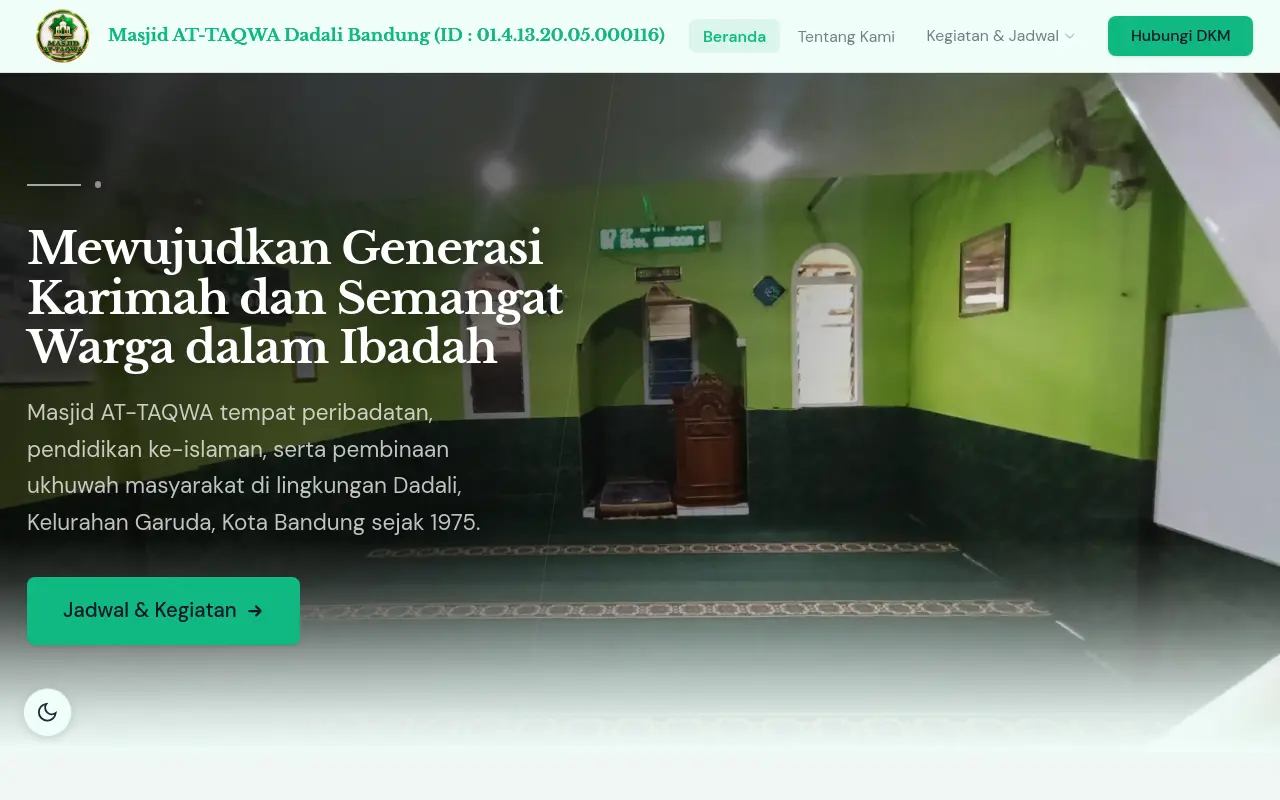 ^^Masjid AT-TAQWA Dadali Bandung (ID : 01.4.13.20.05.000116)^^