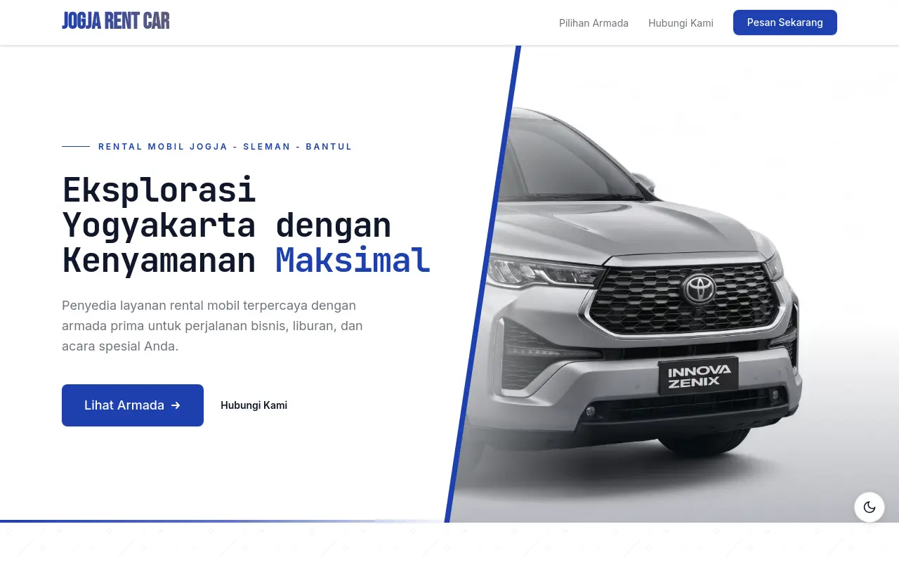 template-website-rental-mobil