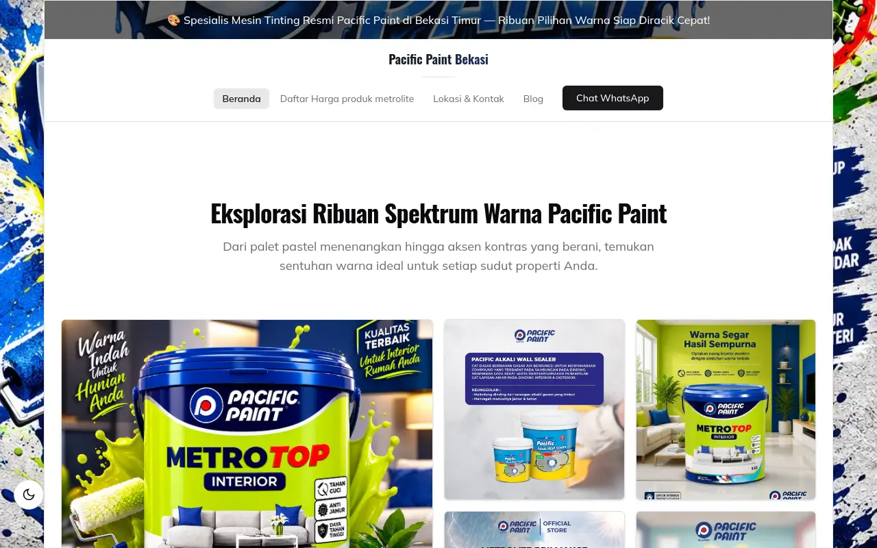 Pacific Paint Bekasi